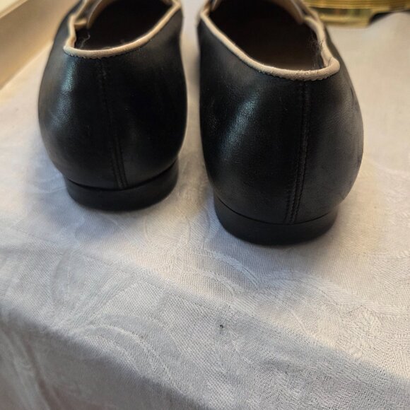 Ferragamo 3 tone flats brass buckle - Picture 7 of 14